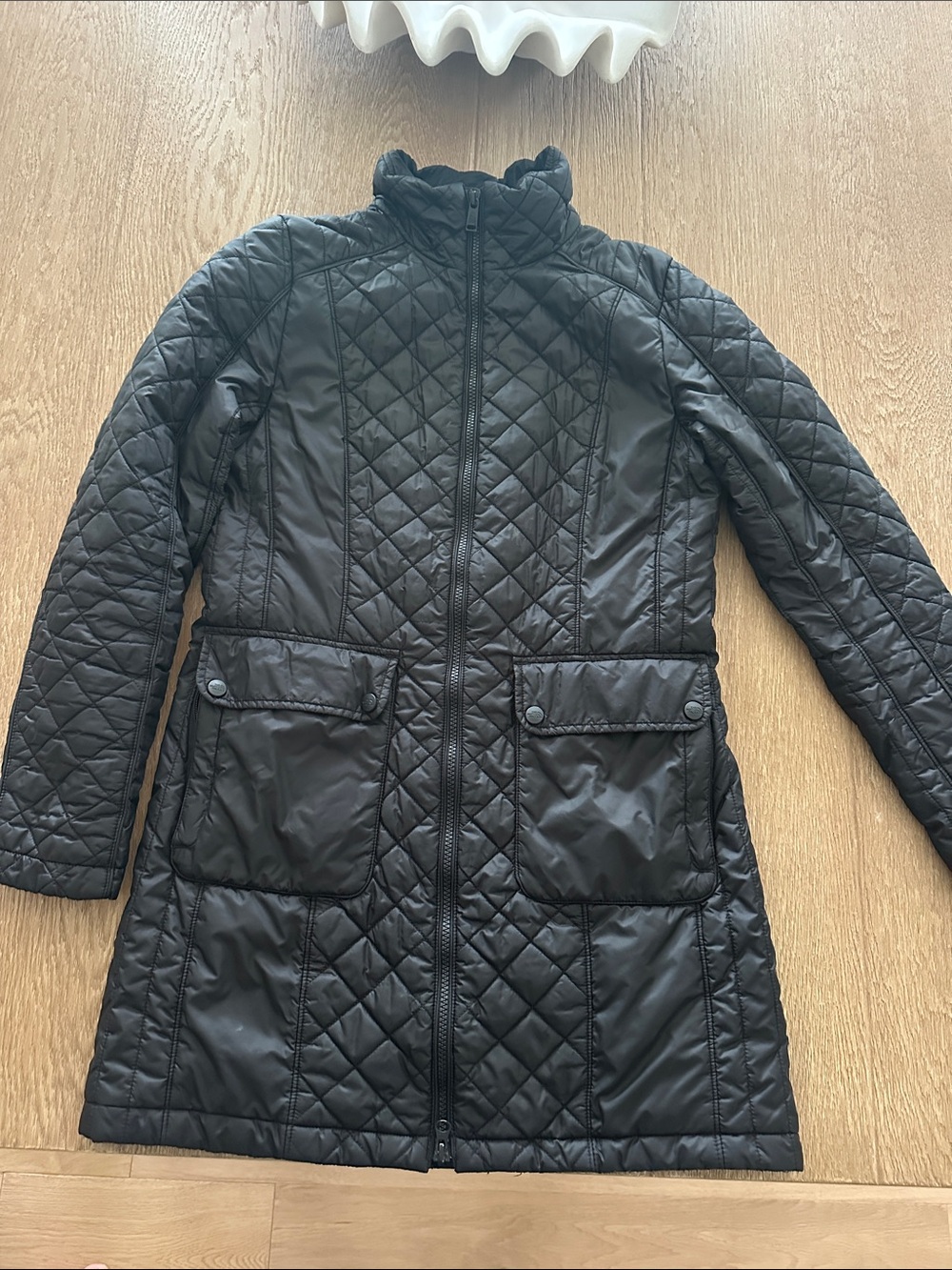 The North Face Black Quilted Coat